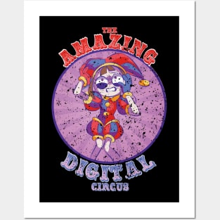 SAVE PONMI : THE AMAZING DIGITAL CIRCUS (GRUNGE STYL) Posters and Art